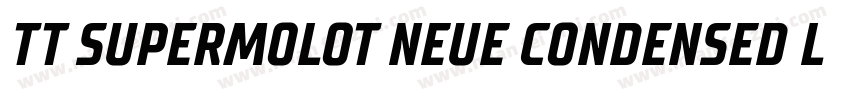 TT SUPERMOLOT NEUE CONDENSED LIGHT字体转换